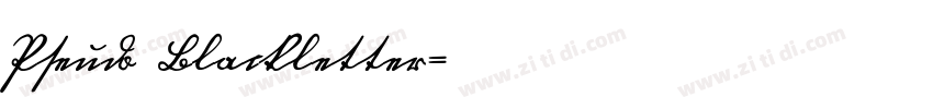 Pseudo Blackletter字体转换